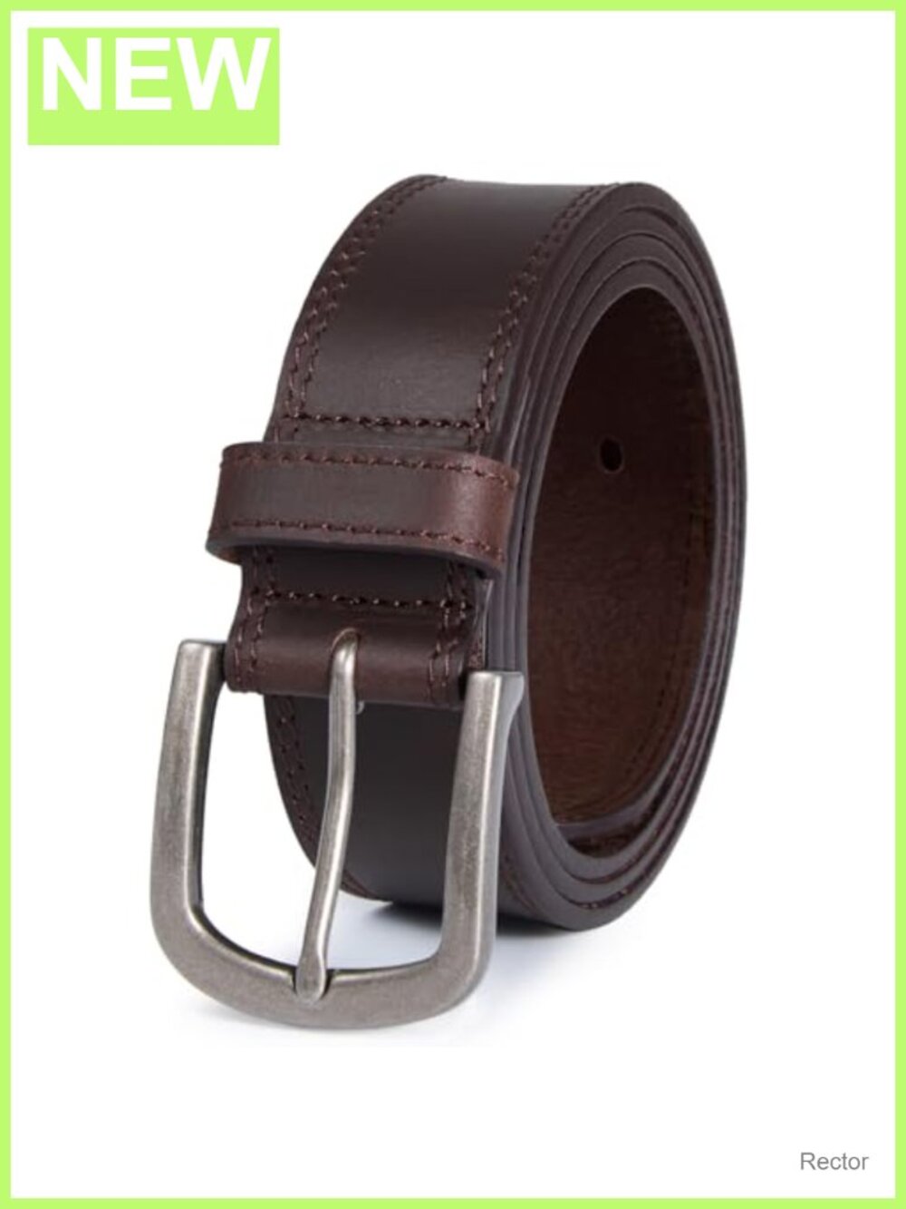 Men's Full Grain Leather Casual Jean Belt 1.5" Handmade